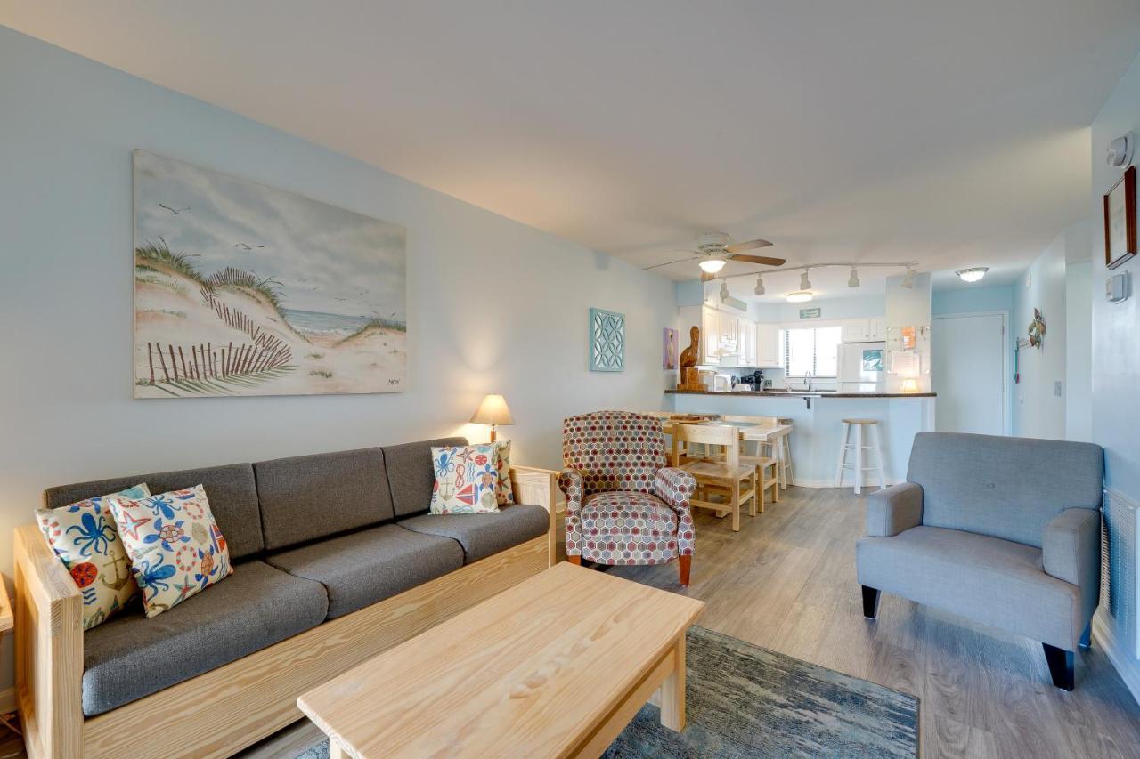 Oceanfront Carolina Beach Condo With Pool And Views! Exterior photo