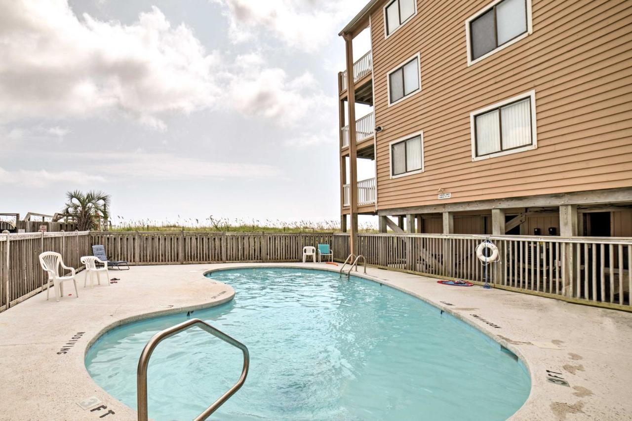 Oceanfront Carolina Beach Condo With Pool And Views! Exterior photo